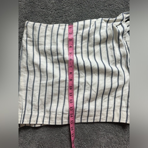 Theory Wrap-Tie Skirt in Split Stripes - Picture 11 of 15